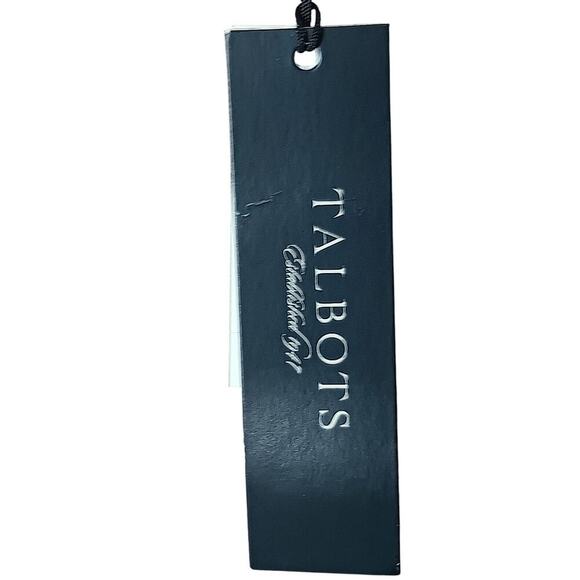 New Talbots Sleeveless Top Brown Lined Blouse Wool Blend Career Classic 4P - Picture 7 of 10